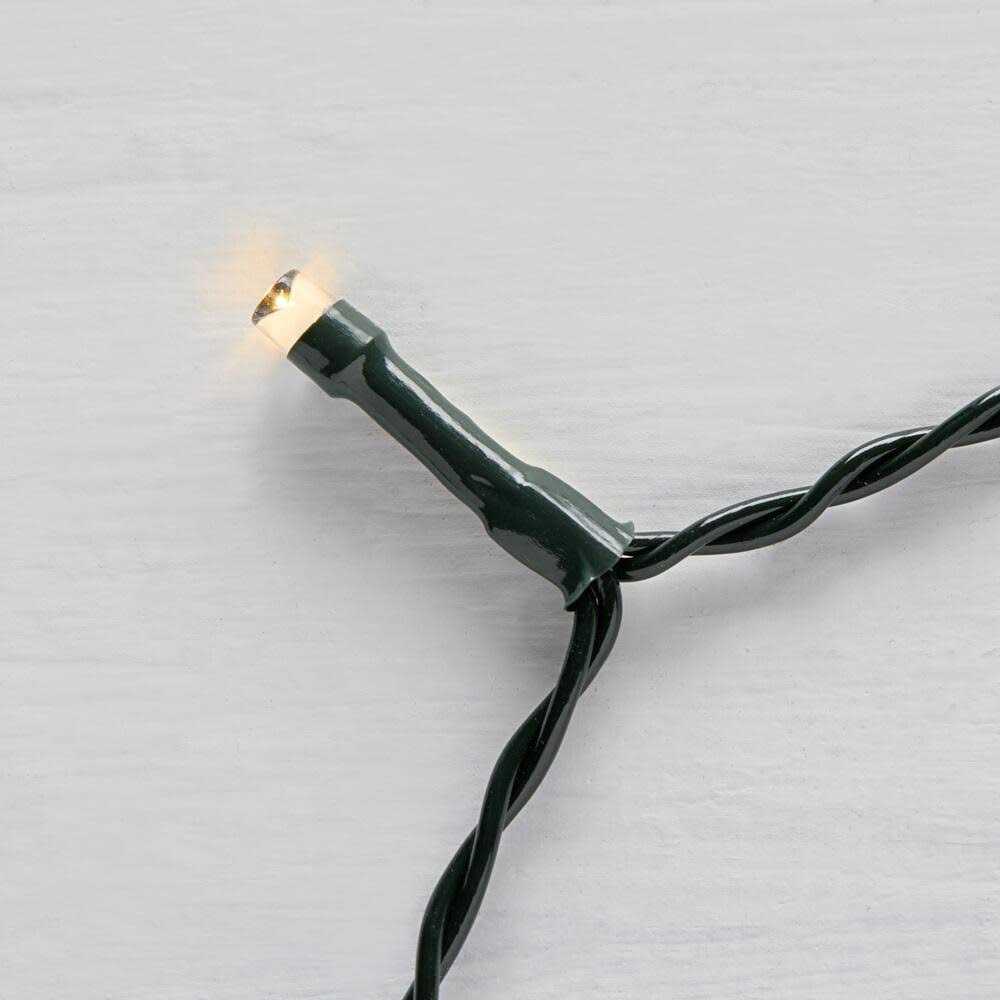 Home Accents Holiday 26 ft. 100-Light White LED Battery-Operated Light String with Timer - Image 5