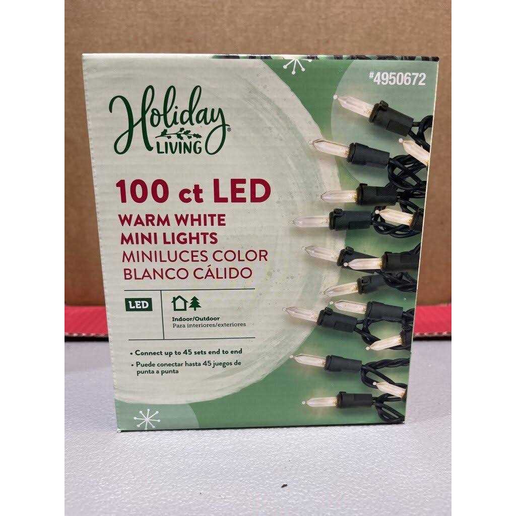 Holiday Living 100-Count LED Plug-In Christmas String Lights - Image 2