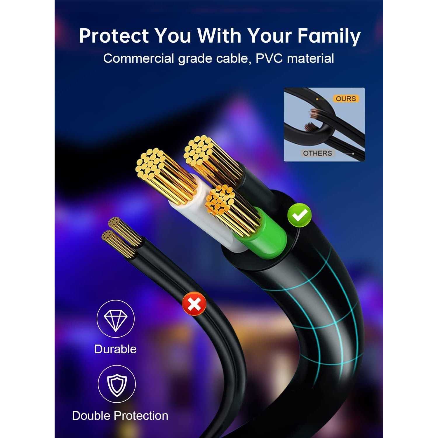 LSOOBZ 48FT Color Changing Outdoor String Lights - Image 5