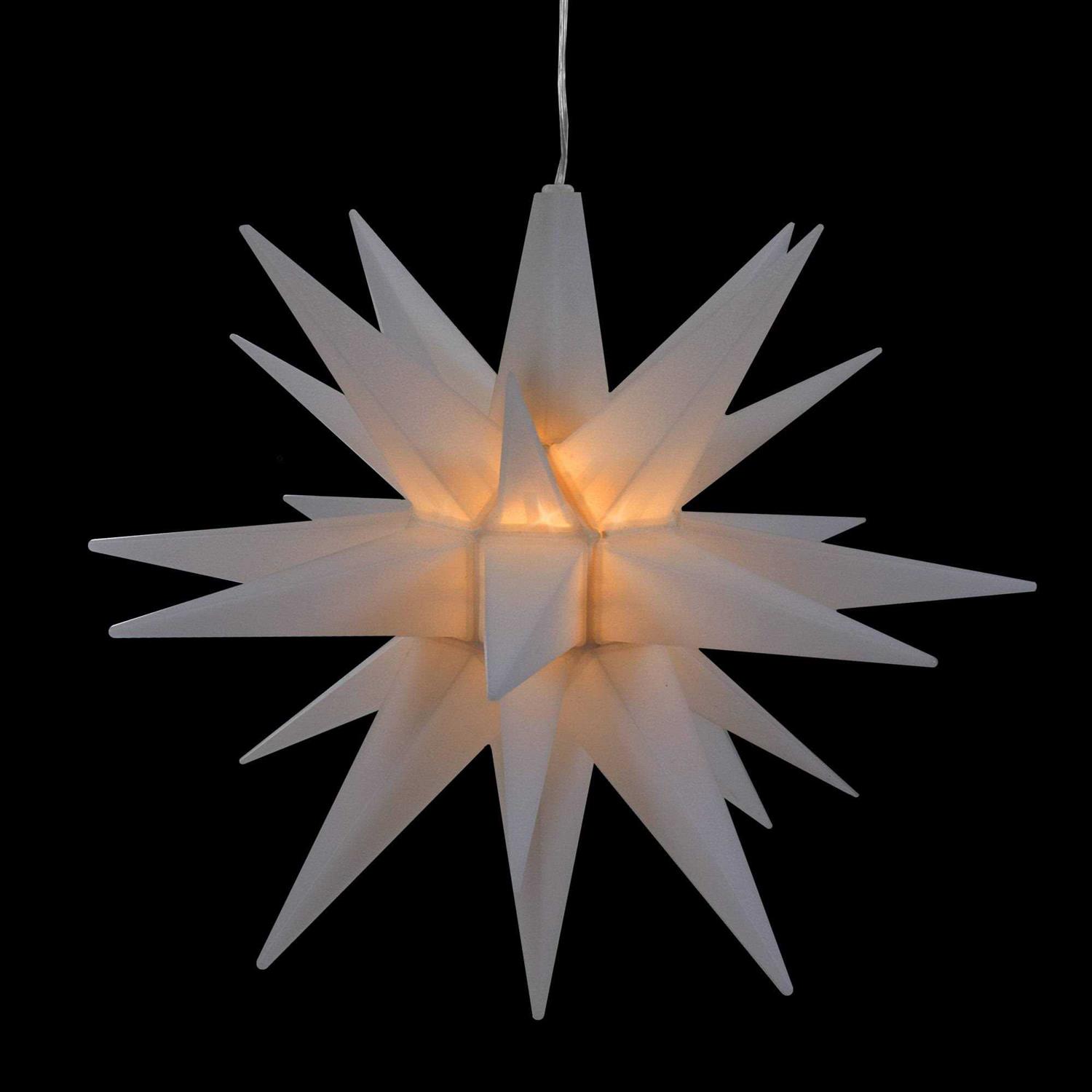 Northlight 12 White LED Lighted Moravian Star Christmas Decoration - Image 3