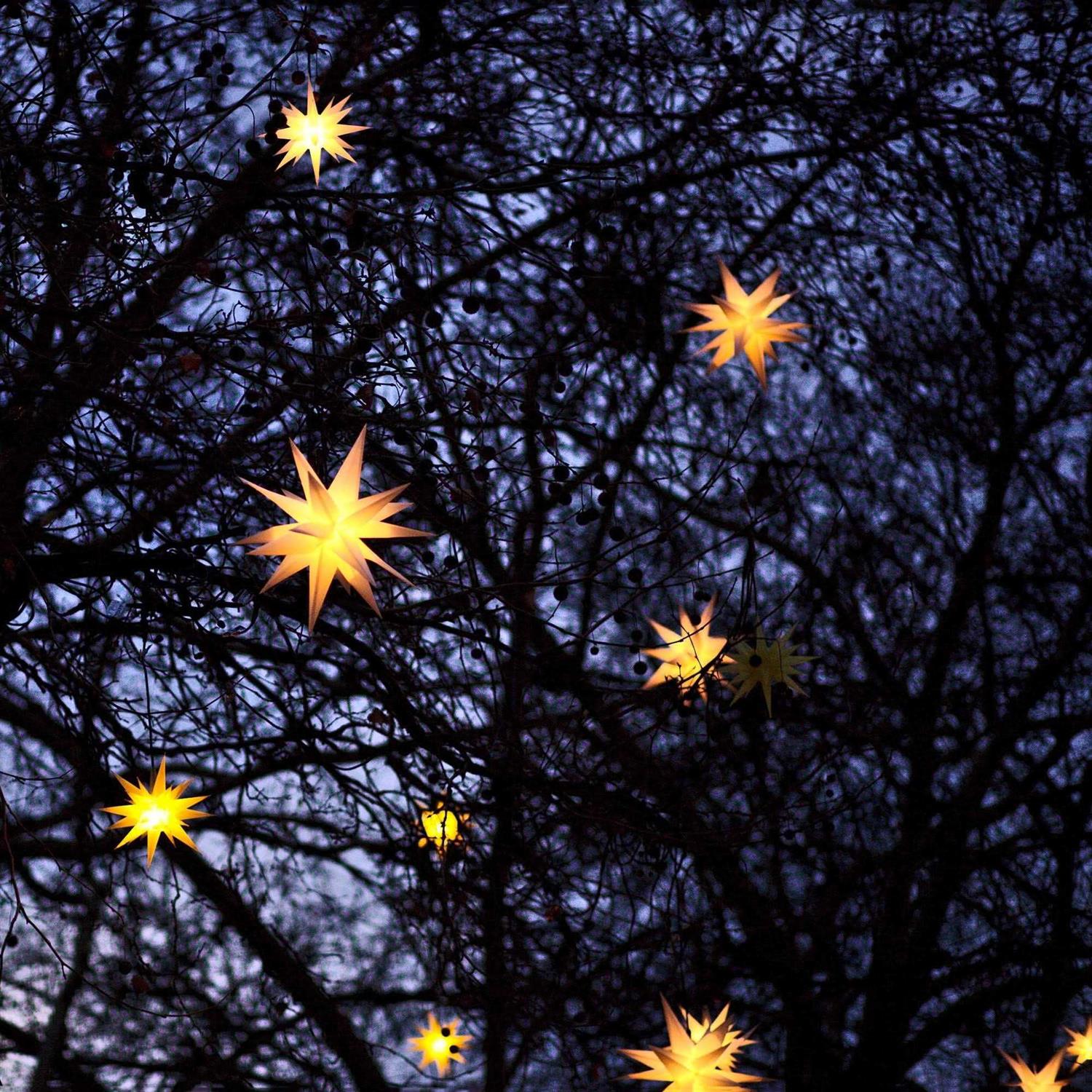 Northlight 12 White LED Lighted Moravian Star Christmas Decoration - Image 4