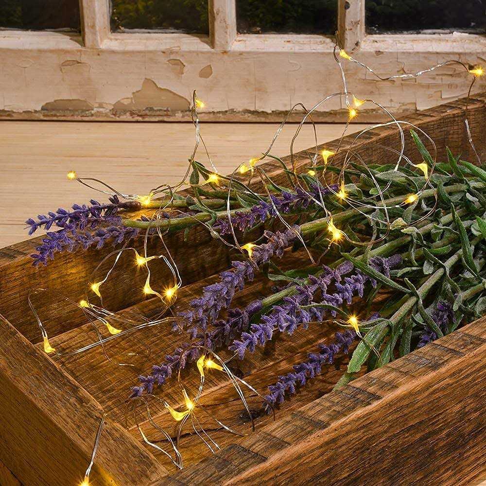 JosMega 2 Pack Solar Powered Fairy String Lights Outdoor Waterproof 8 Modes Twinkle Christmas Decorations Lights - Image 3