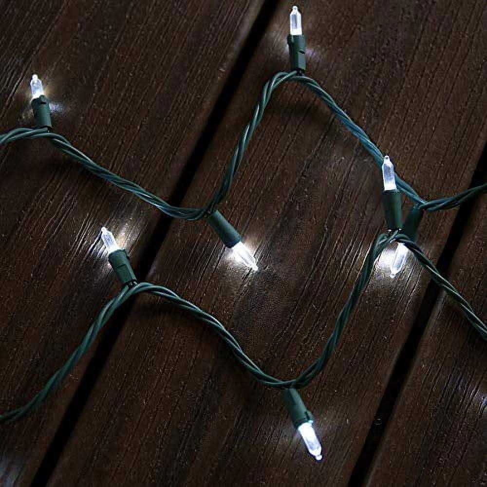GE Color Choice 150-Count 49.6-ft Multi-Function Blue/Cool White Color Changing Mini LED Plug-In Christmas String Lights Energy - Image 3