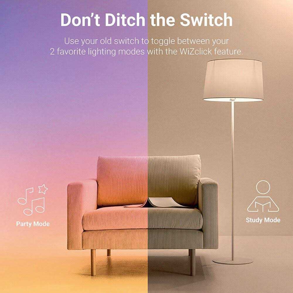 Halo Color and Tunable White Slim Canless Smart Wi-Fi LED Recessed Downlight with WiZ Pro - Image 5