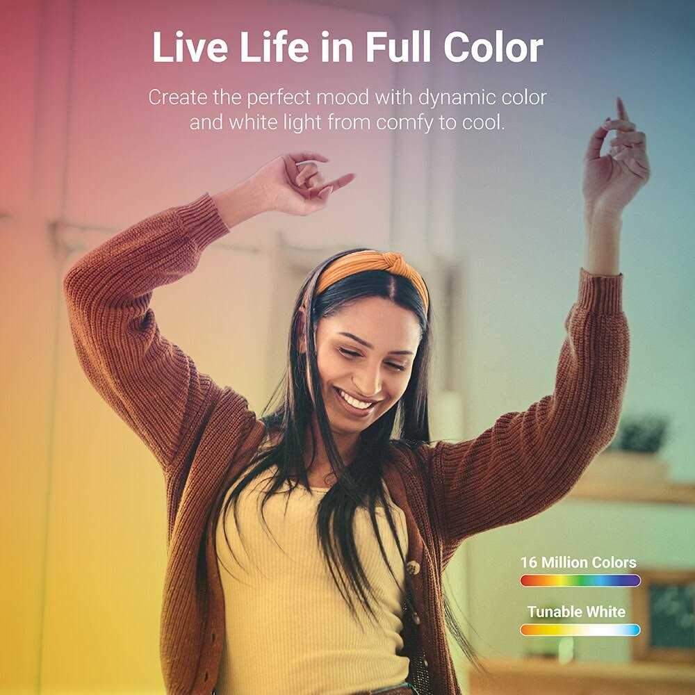 Halo Color and Tunable White Slim Canless Smart Wi-Fi LED Recessed Downlight with WiZ Pro - Image 5