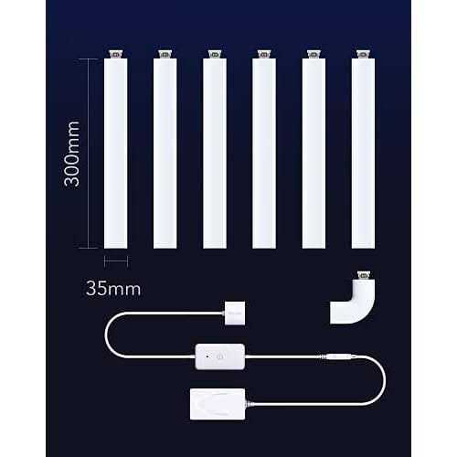 Govee Glide RGBIC LED Wall Lights, Smart RGBIC Wall Sconces for Gaming TV Bedroom Streaming, Work with Alexa and Google Assistant - Image 3