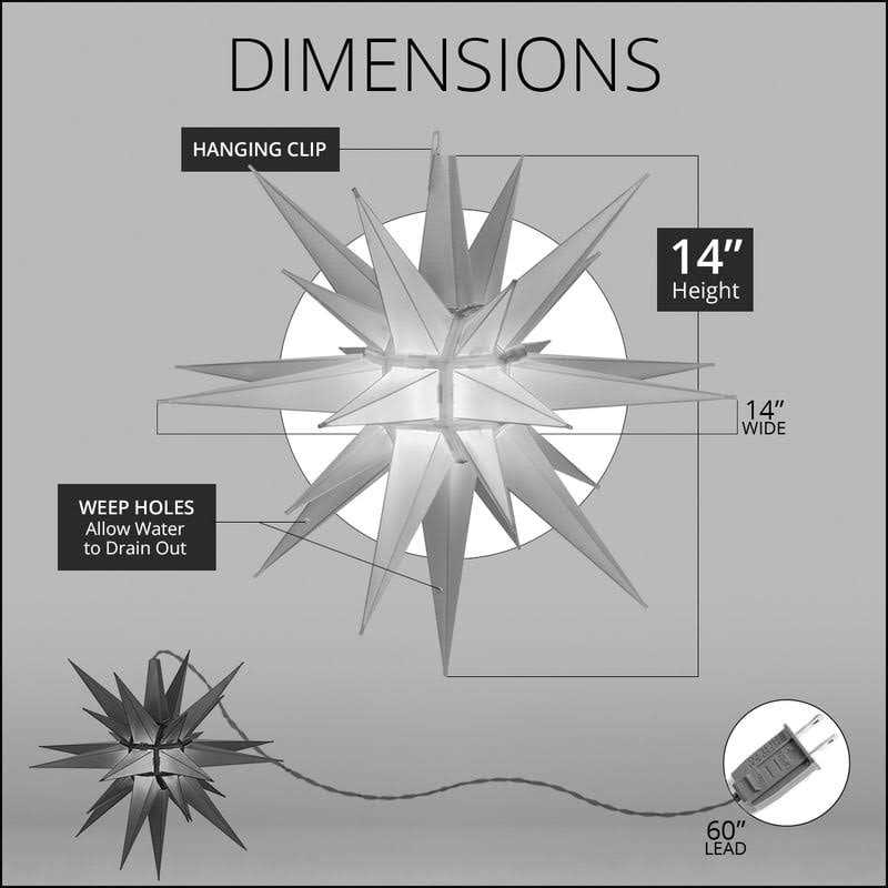 Kringle Traditions LED Moravian Star - Image 5