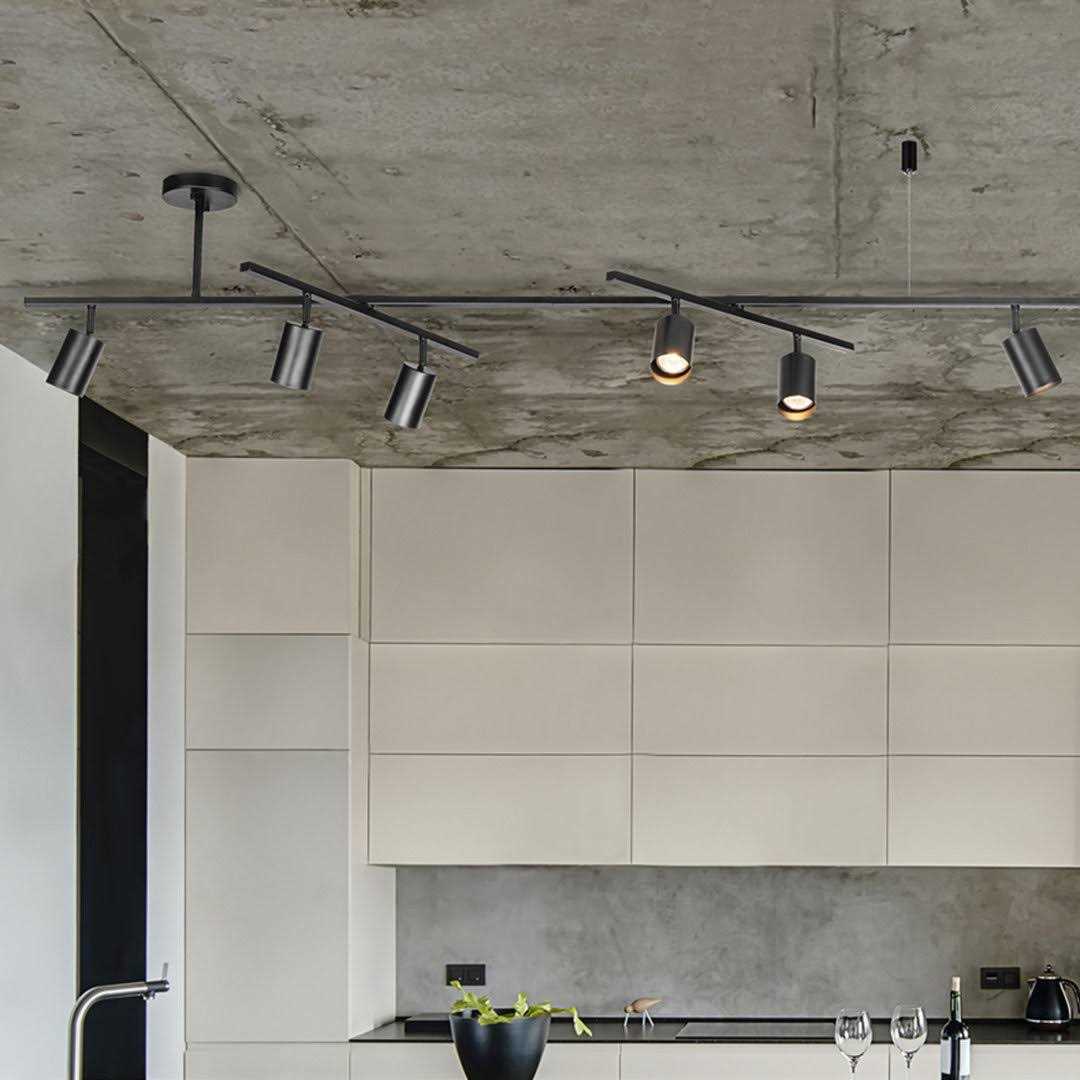 Globe Electric 59829 West 64 6-Light Track Lighting - Image 2