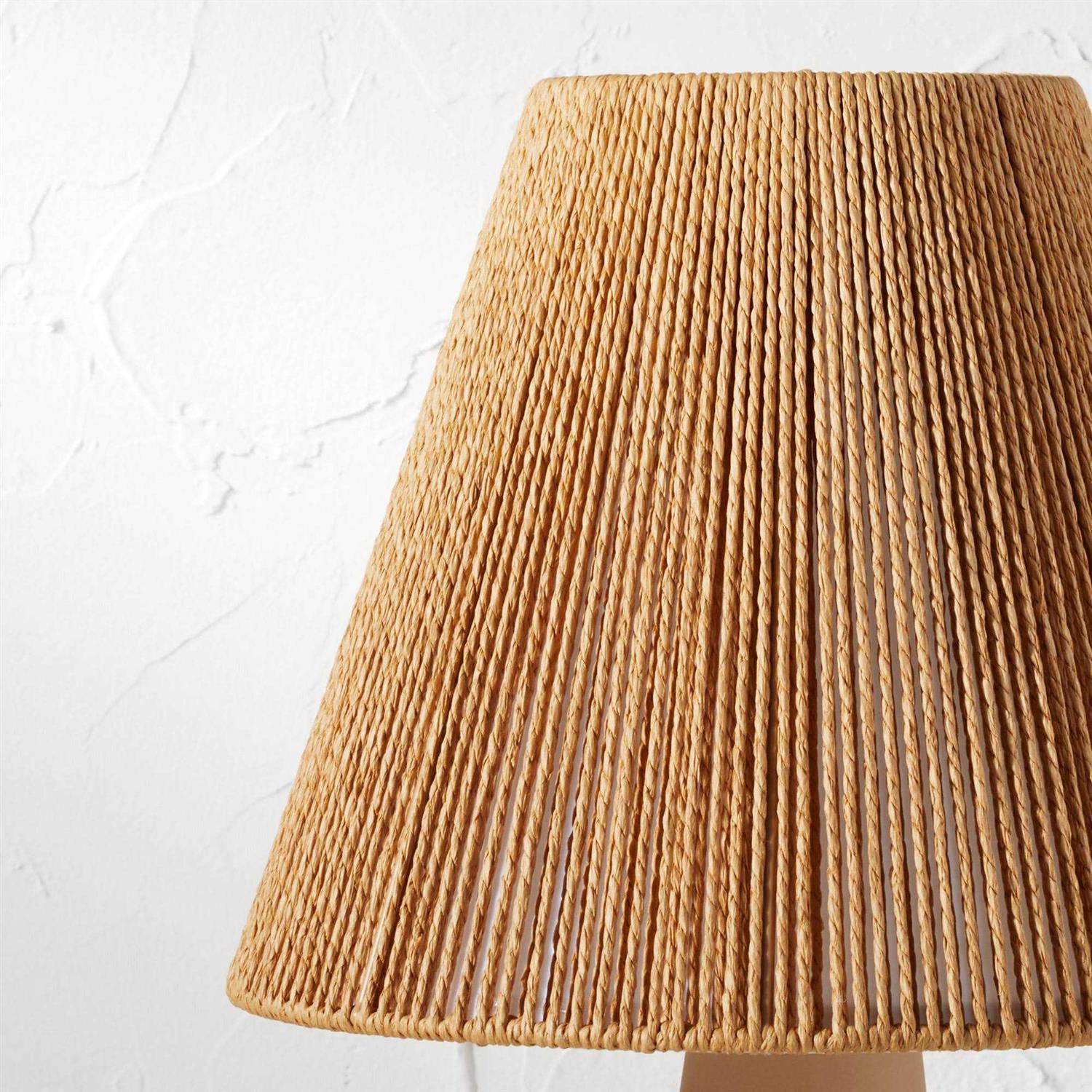 Opalhouse designed with Jungalow Ceramic Table Lamp with Rope Shade Brown - Image 2