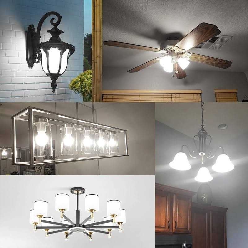 GOSCHE E12 LED Light Bulbs 60 Watt Equivalent - Image 4