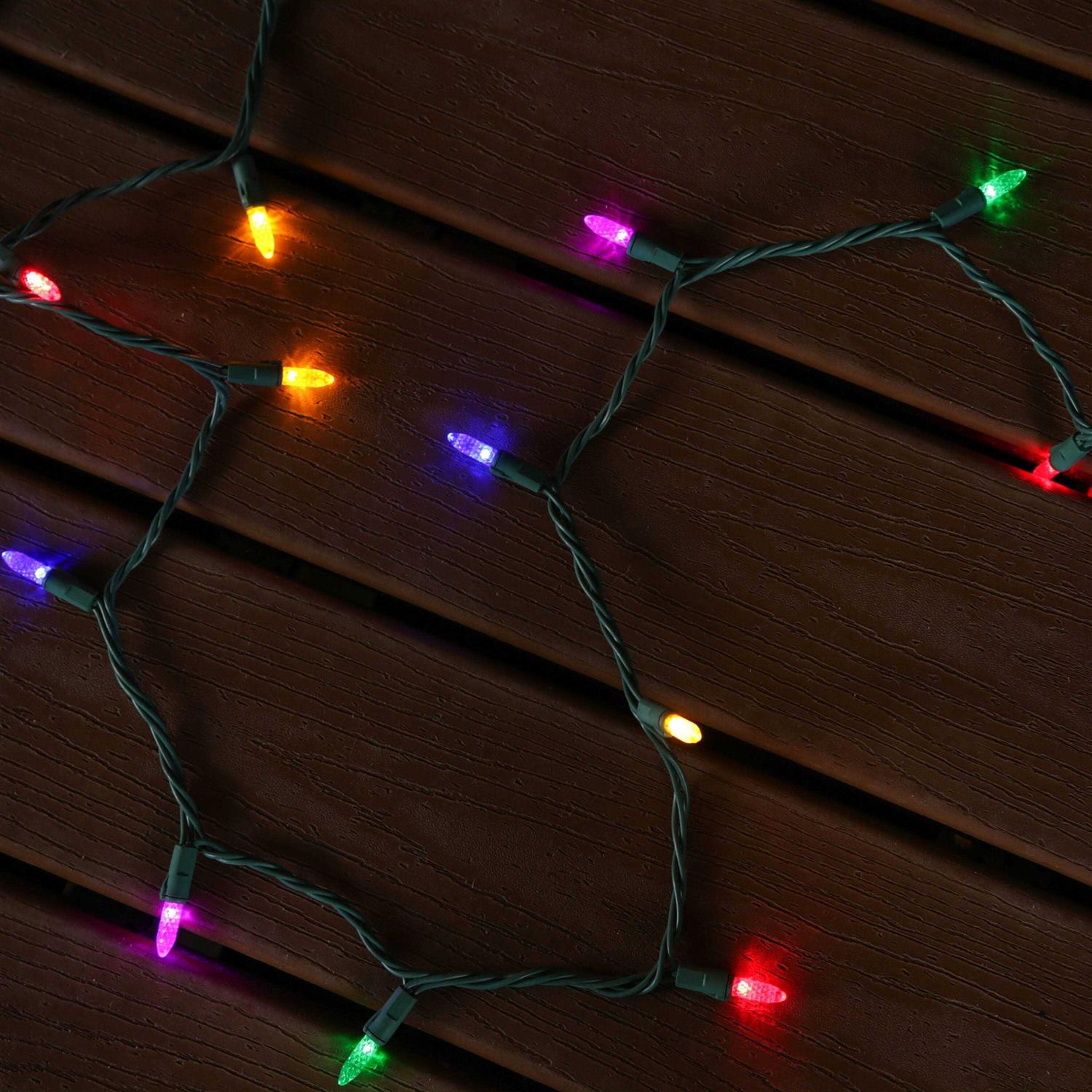 GE Energy Smart 150-Count 49.6-ft LED Plug-In Christmas String Lights - Image 4