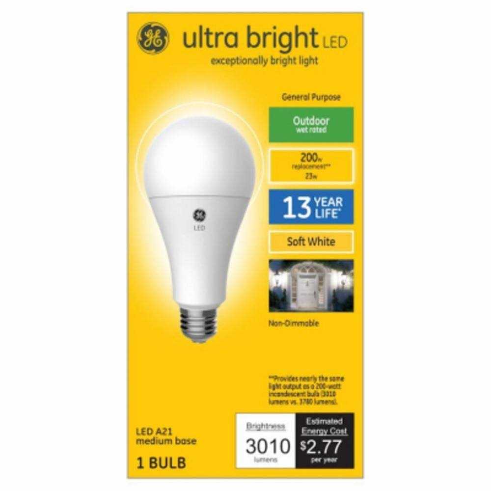 GE LED Bulb A21 Ultra Bright