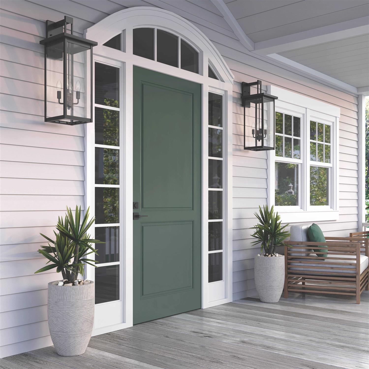 Millennium Barkeley 4 Light 27 Outdoor Wall Bracket Powder Coat - Image 3