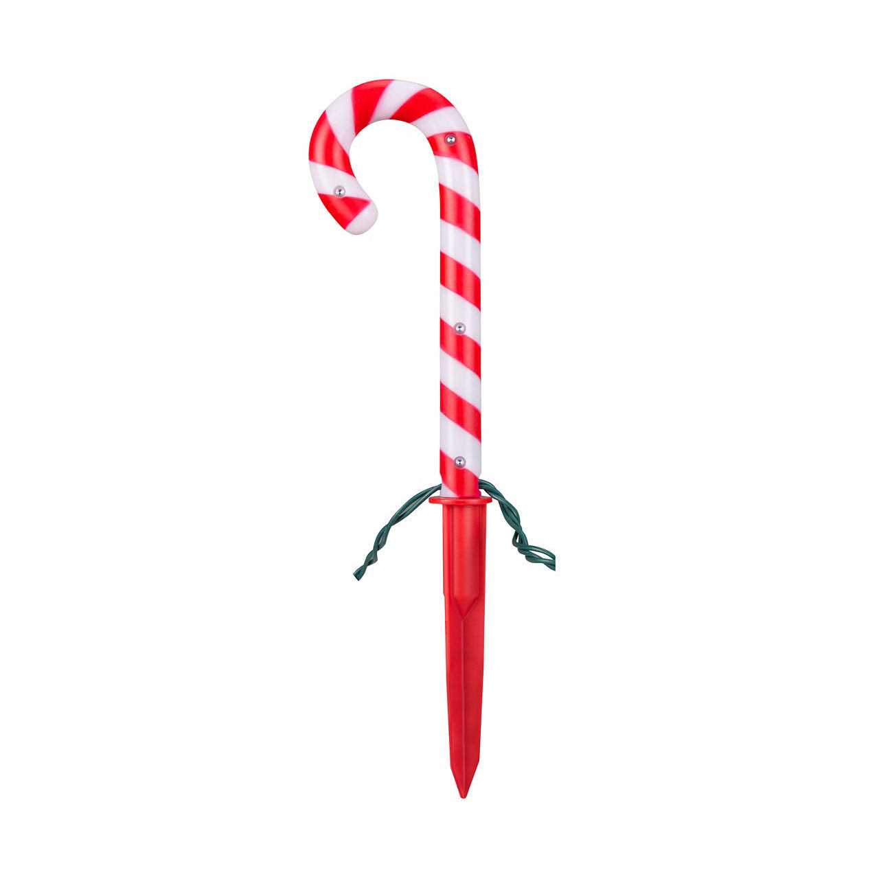 Lightshow Set Of 8 Colorful Candy Cane Yard Stakes - Image 4