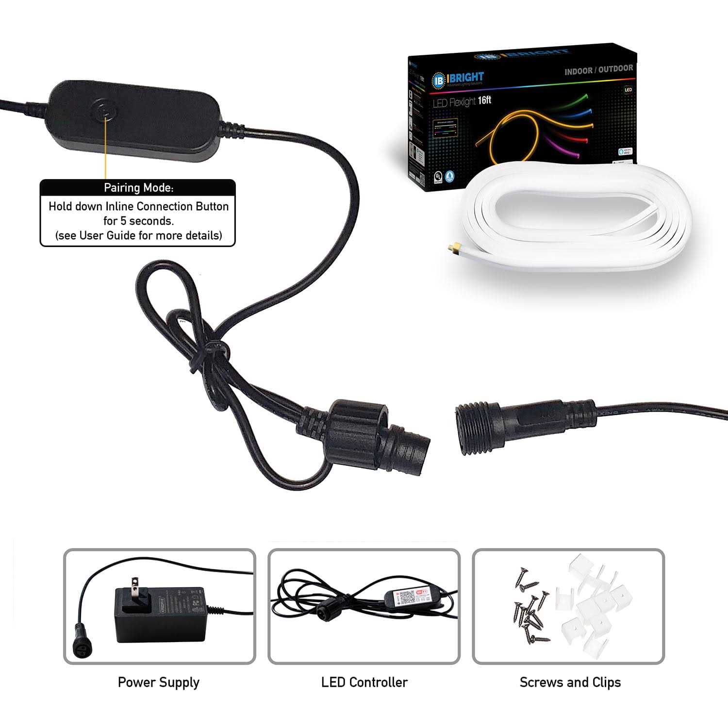 IBRIGHT Smart Lightstrip Outdoor 16ft - Image 2