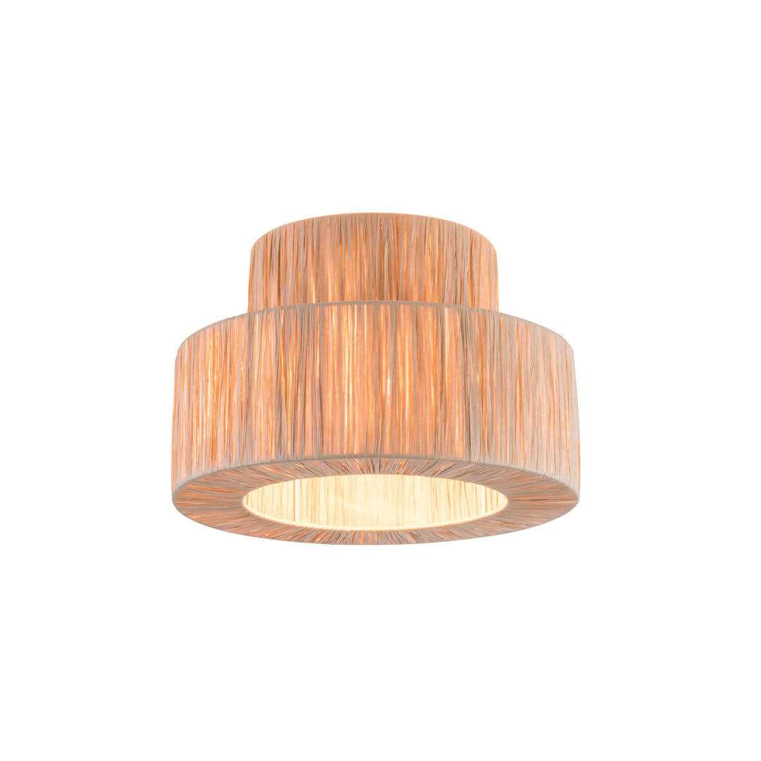 Joss & Main Abbie Paper Flush Mount Fixture Finish Wood - Image 4