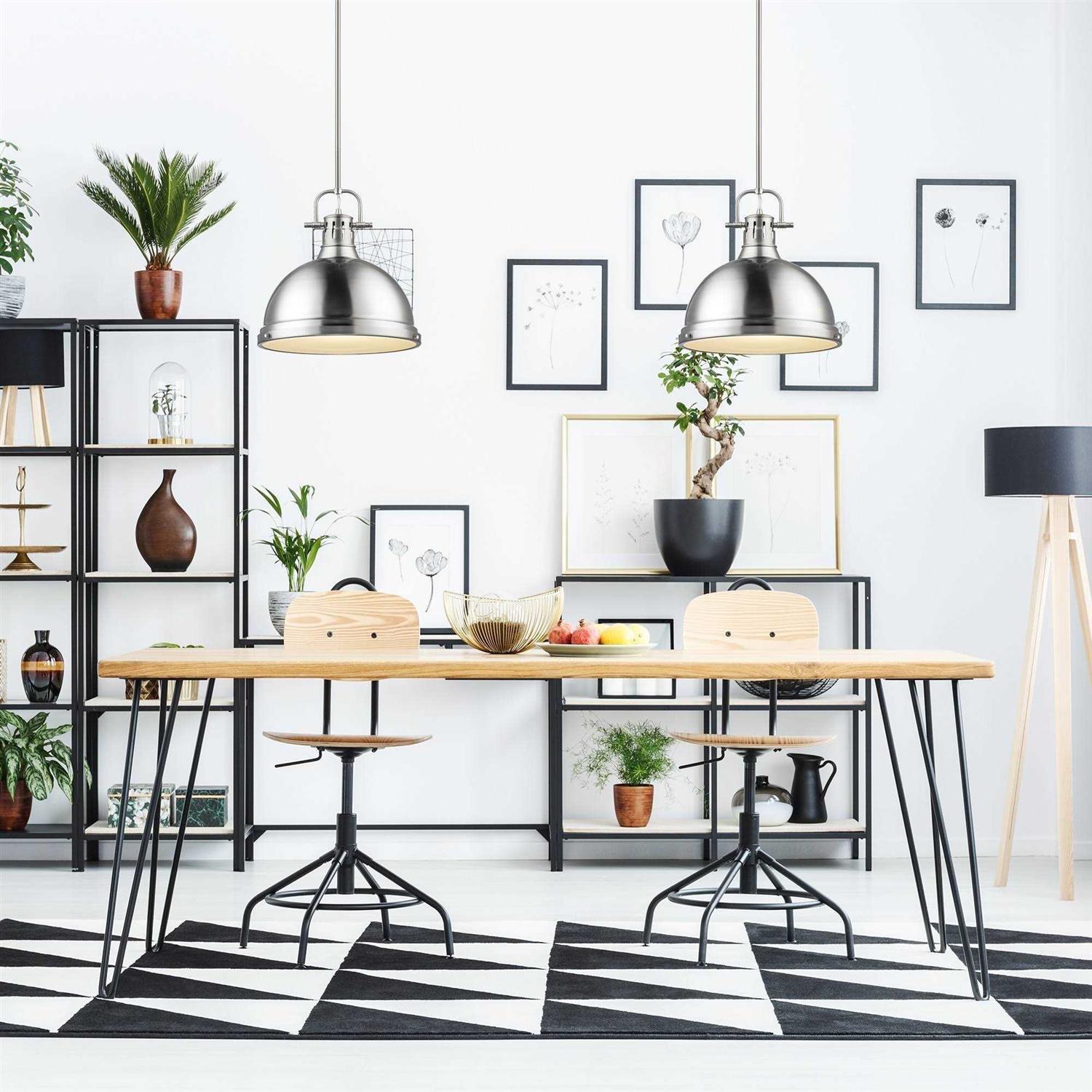 Golden Lighting Duncan Light Pendant with Rod - Image 5