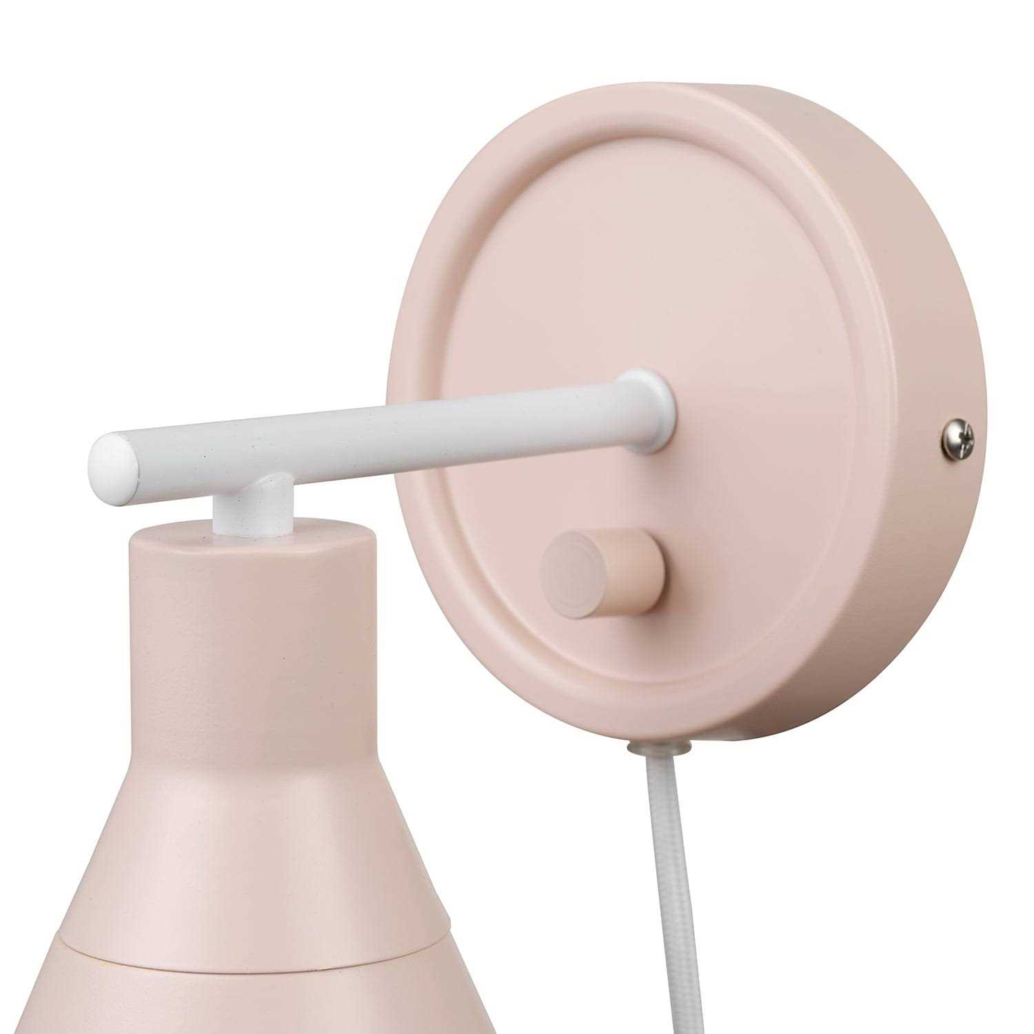 Globe Electric 1-Light Dimmable Plug-In or Hardwire Wall Sconce - Image 5