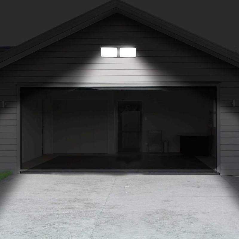 FAGUANGAO Dusk to Dawn LED Security Light,18W Plug in Flood Light Outdoor,5000k Daylight,1600lm - Image 3