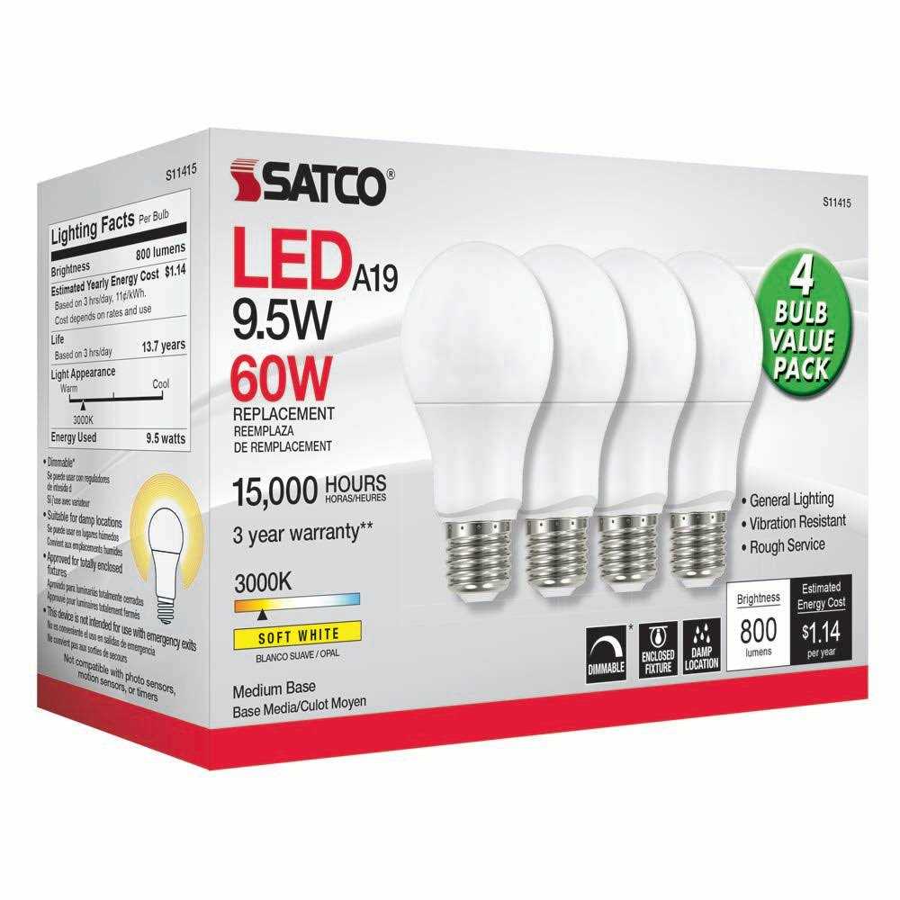 Satco A19 Medium LED Bulb - Image 2