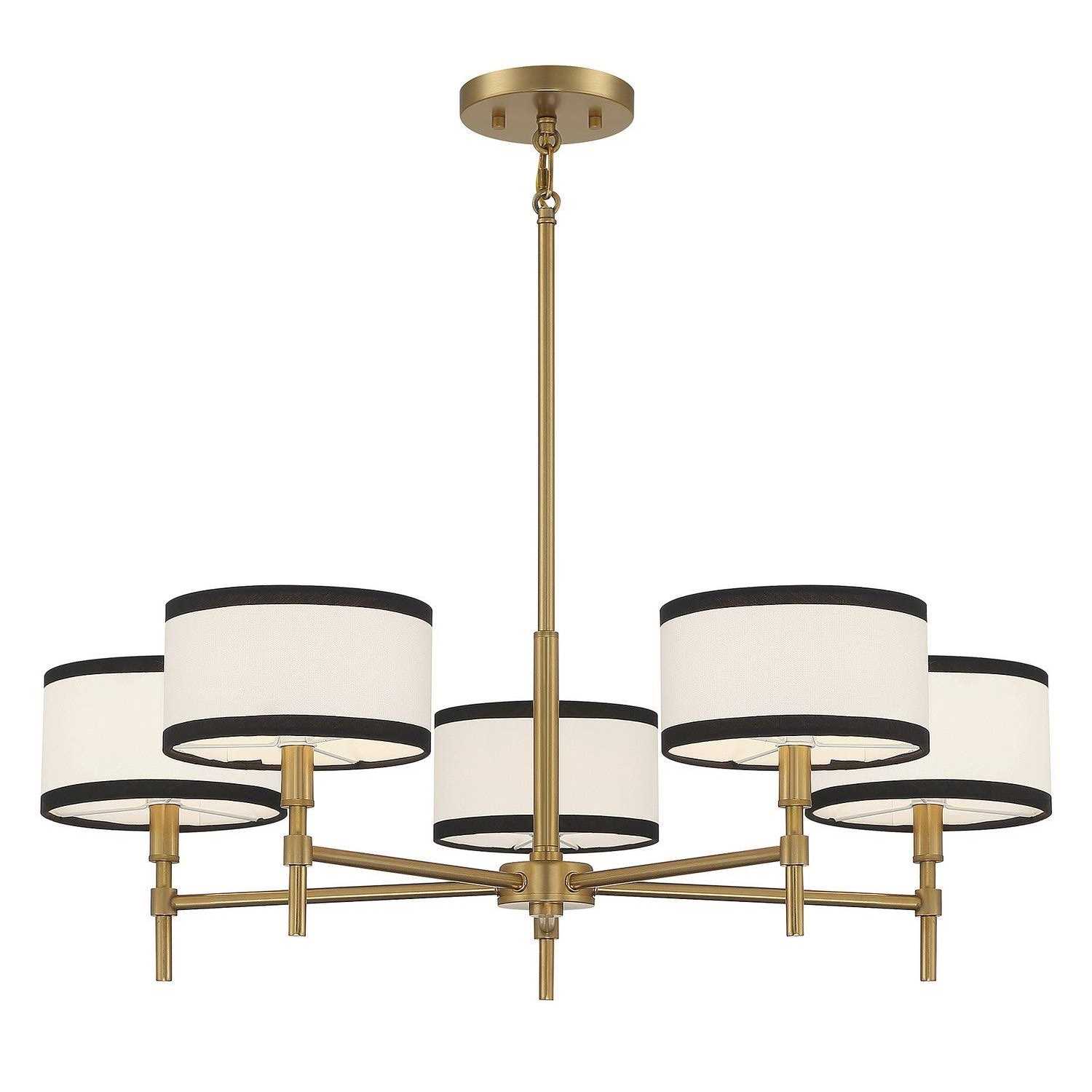 Meridian M100119MBK 6-Light Chandelier - Image 5