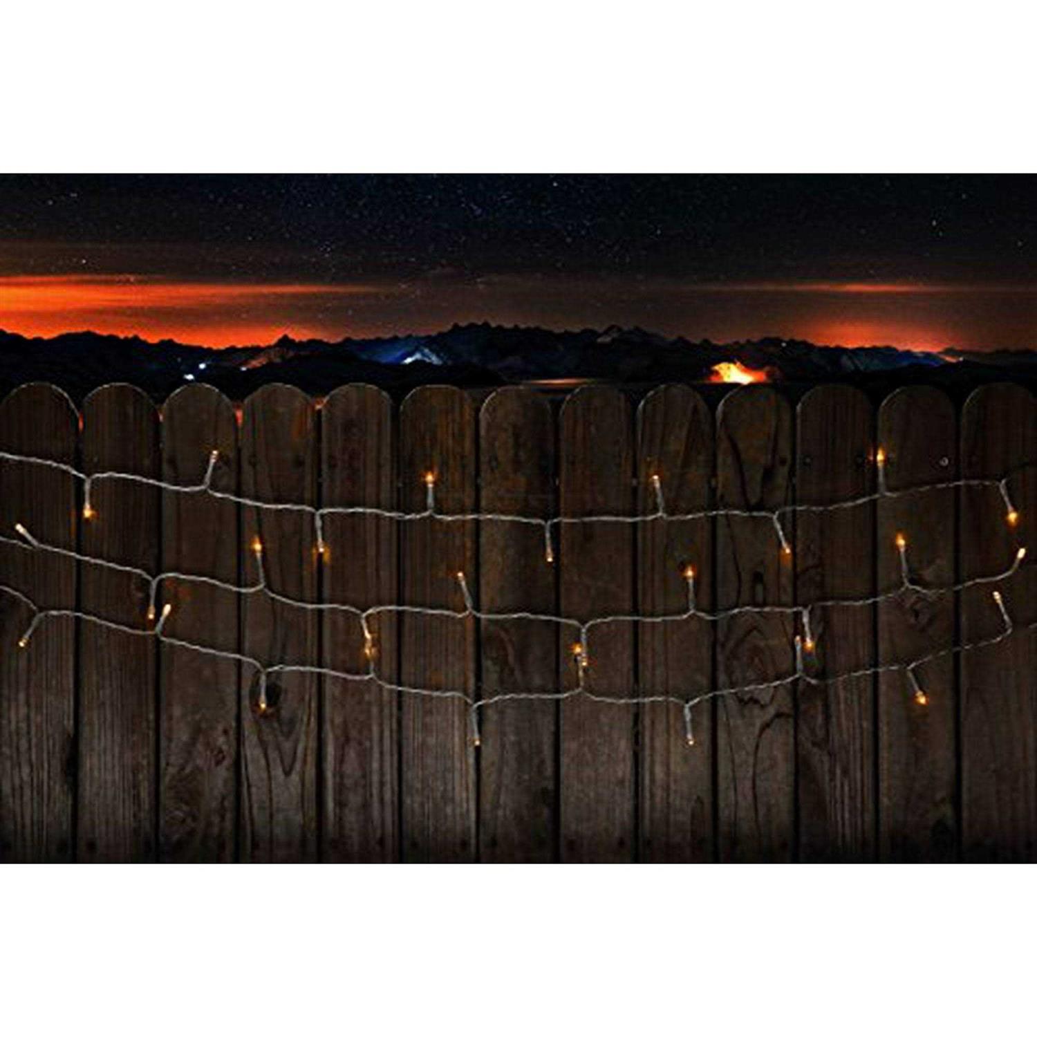 Novolink 34 ft. 100-Light LED Warm White Battery Operated Decorative String Light - Image 3