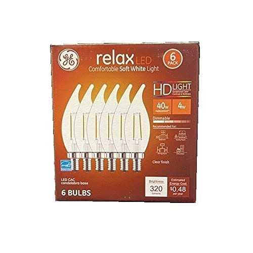GE Relax LED Comfortable Soft White Light 40W Replacement Bulb