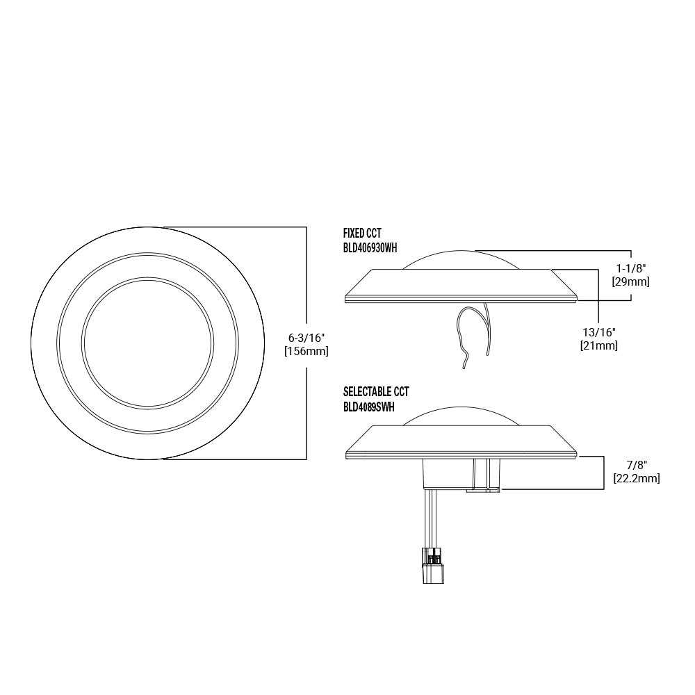 Halo 6 in. White Integrated LED Recessed Ceiling Mount Light Trim at 3000K Soft White Title 20 Compliant (2-Pack) - Image 5