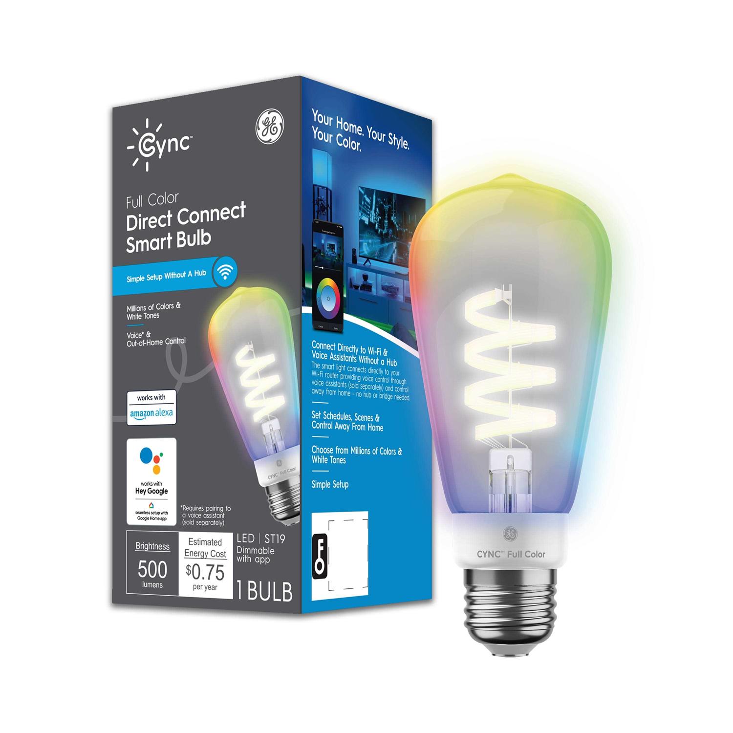 GE Cync ST19 Smart Bulb Full - Image 5