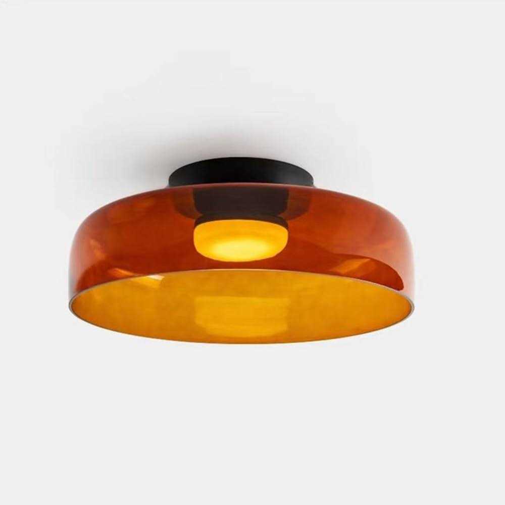 Homdiy Flush Mount Ceiling Light Glass Ceiling Lamp Interior Design