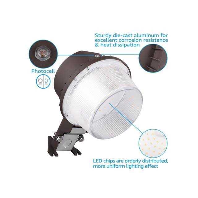 TORCHSTAR LED Barn Light Dusk to Dawn Area Lights with Photocell - Image 4