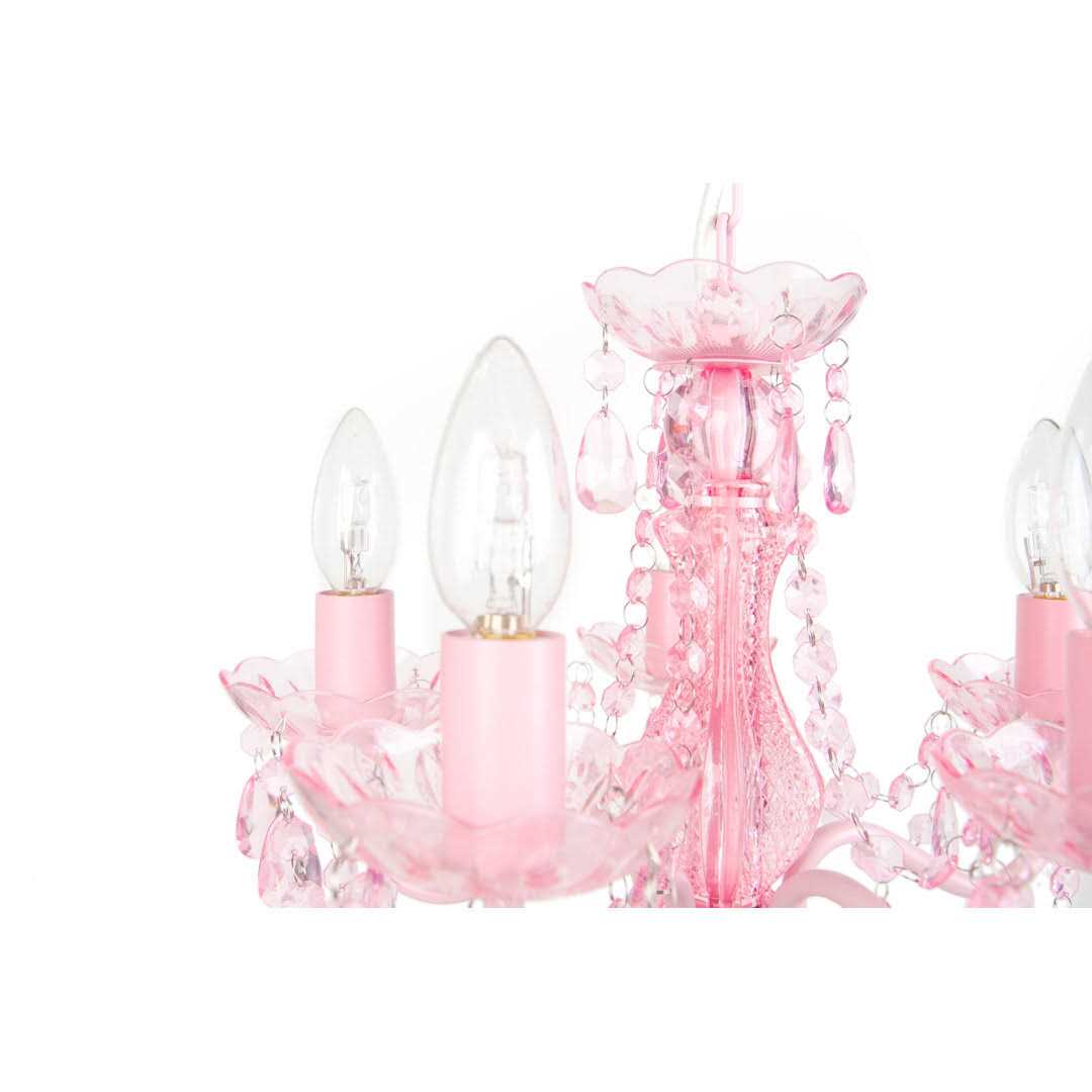 Harriet Bee Senoia 5-Light Crystal Chandelier - Image 3