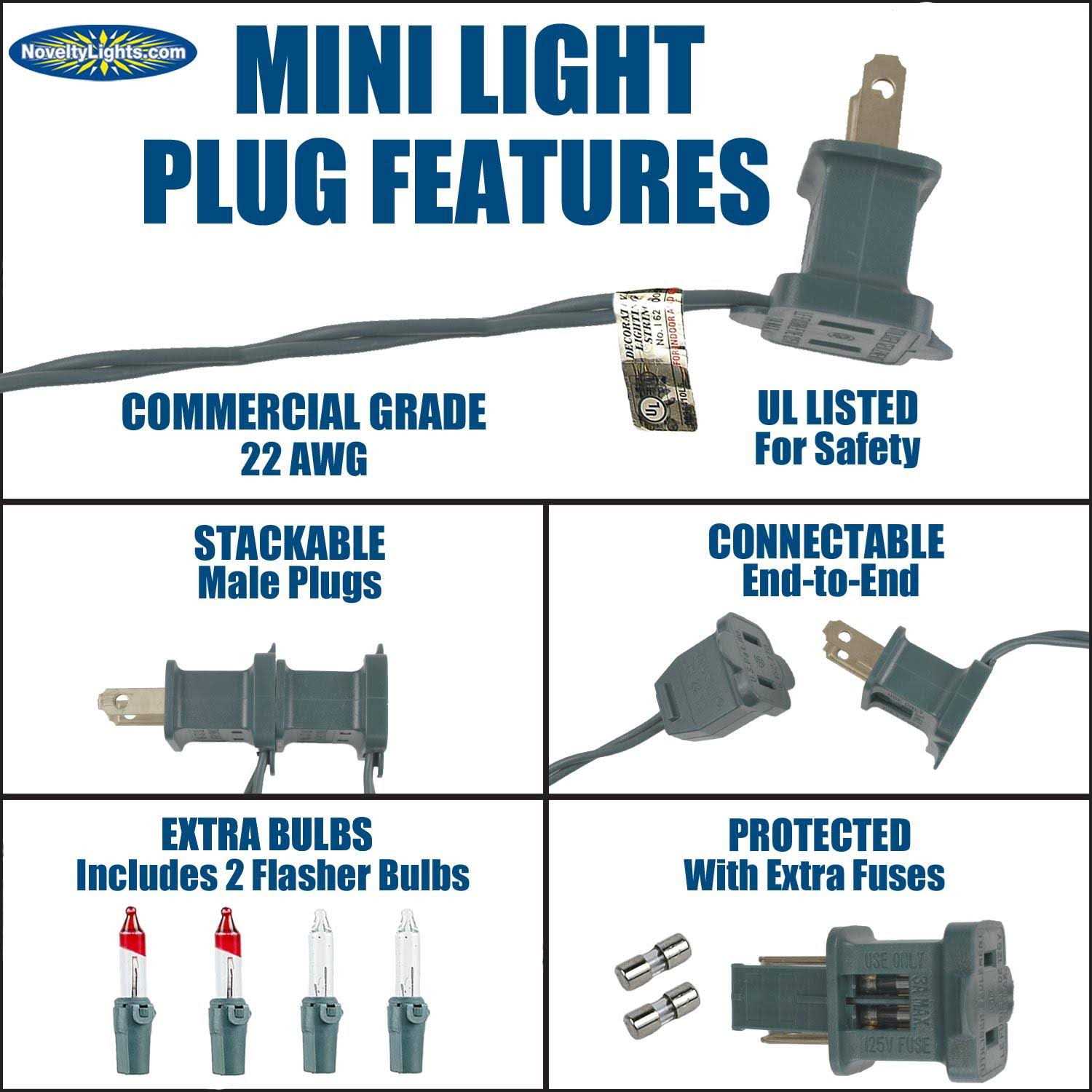 Novelty Lights 100 Light Christmas Mini String Light Set - Image 3
