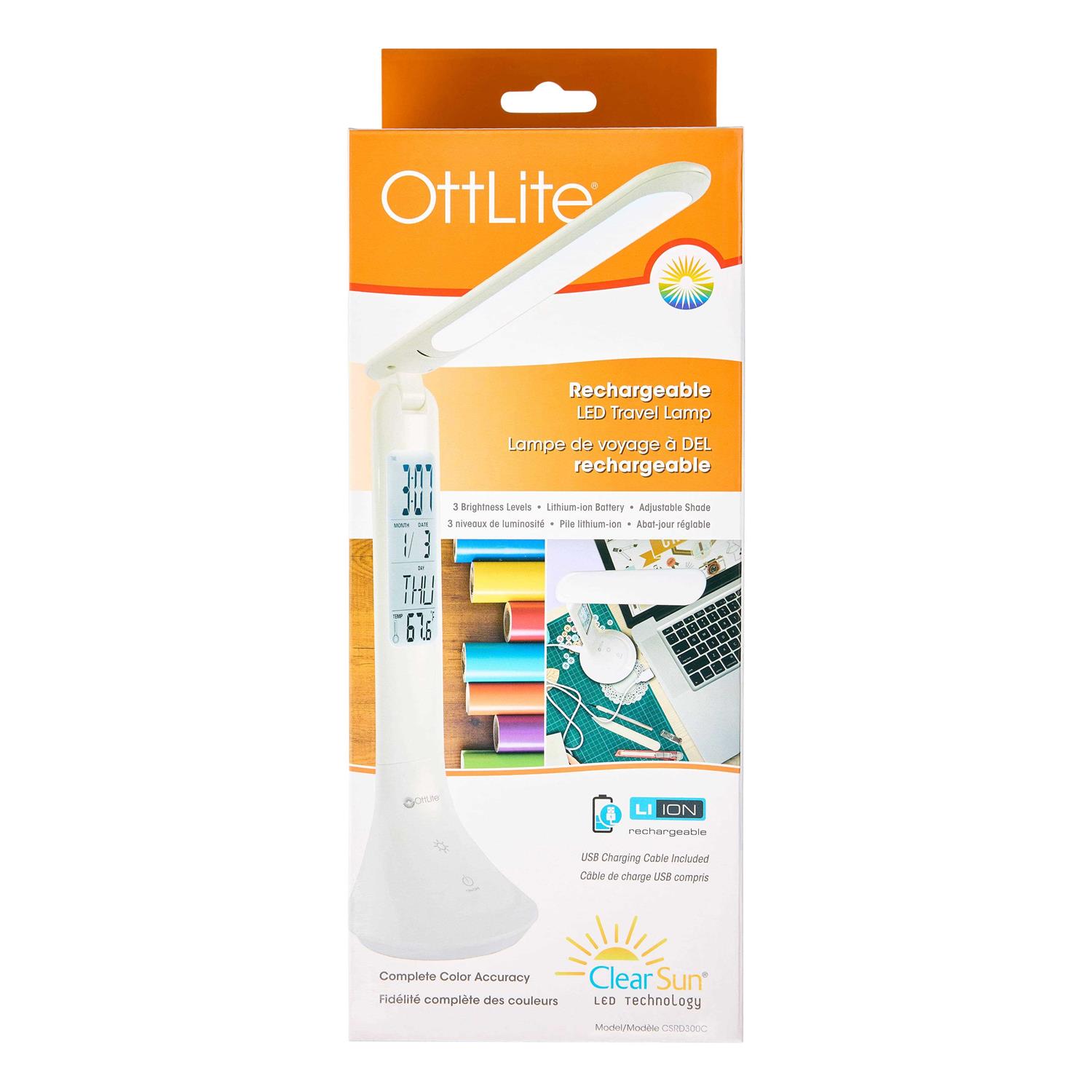 OttLite Travel Rechargeable LED Task Lamp - Image 4