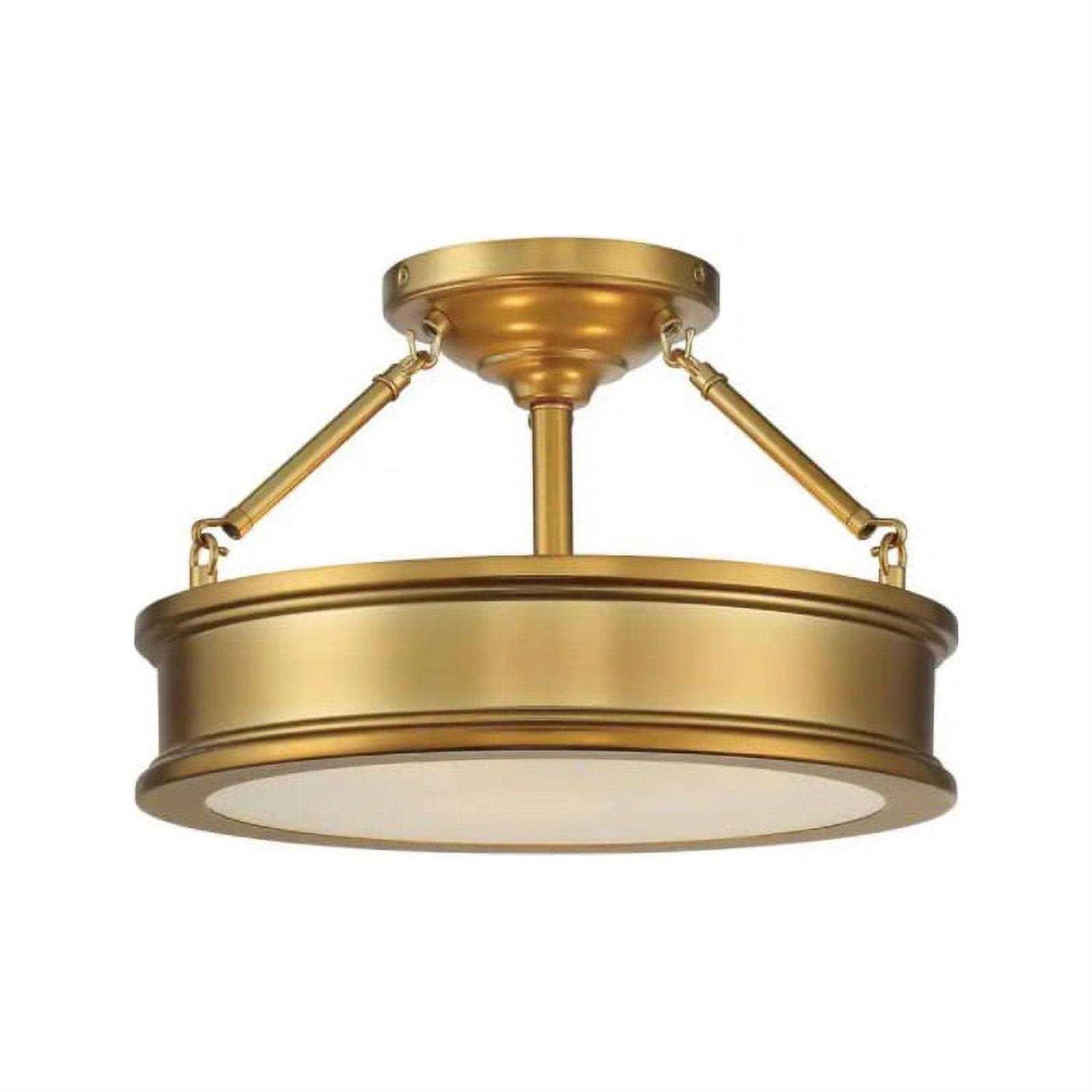 Home Decorators Collection Home Decorators Grafton 15 3-Light Semi-Flush Mount Ceiling Light