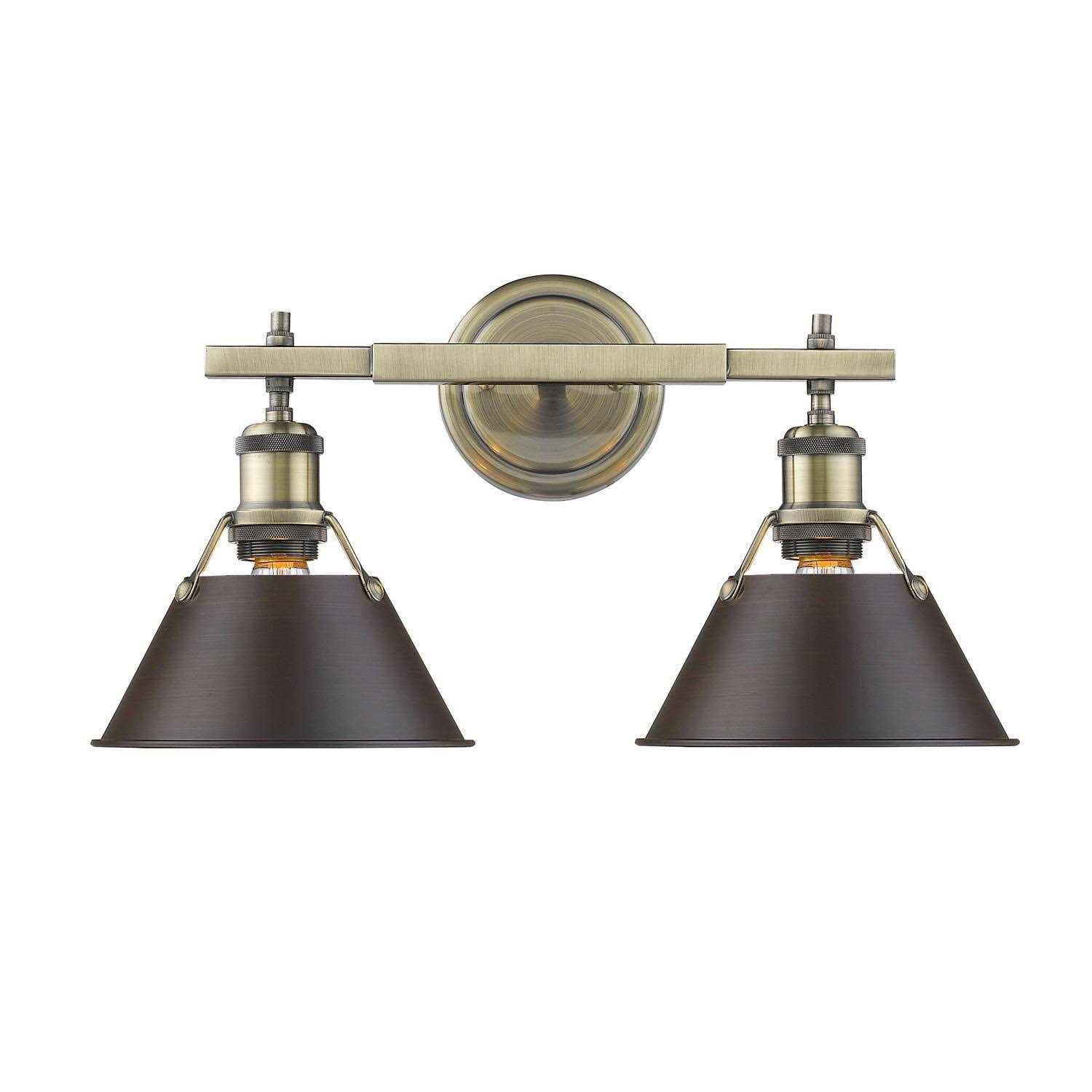 Golden Lighting Orwell 2 Light Bath Vanity 3306-BA2