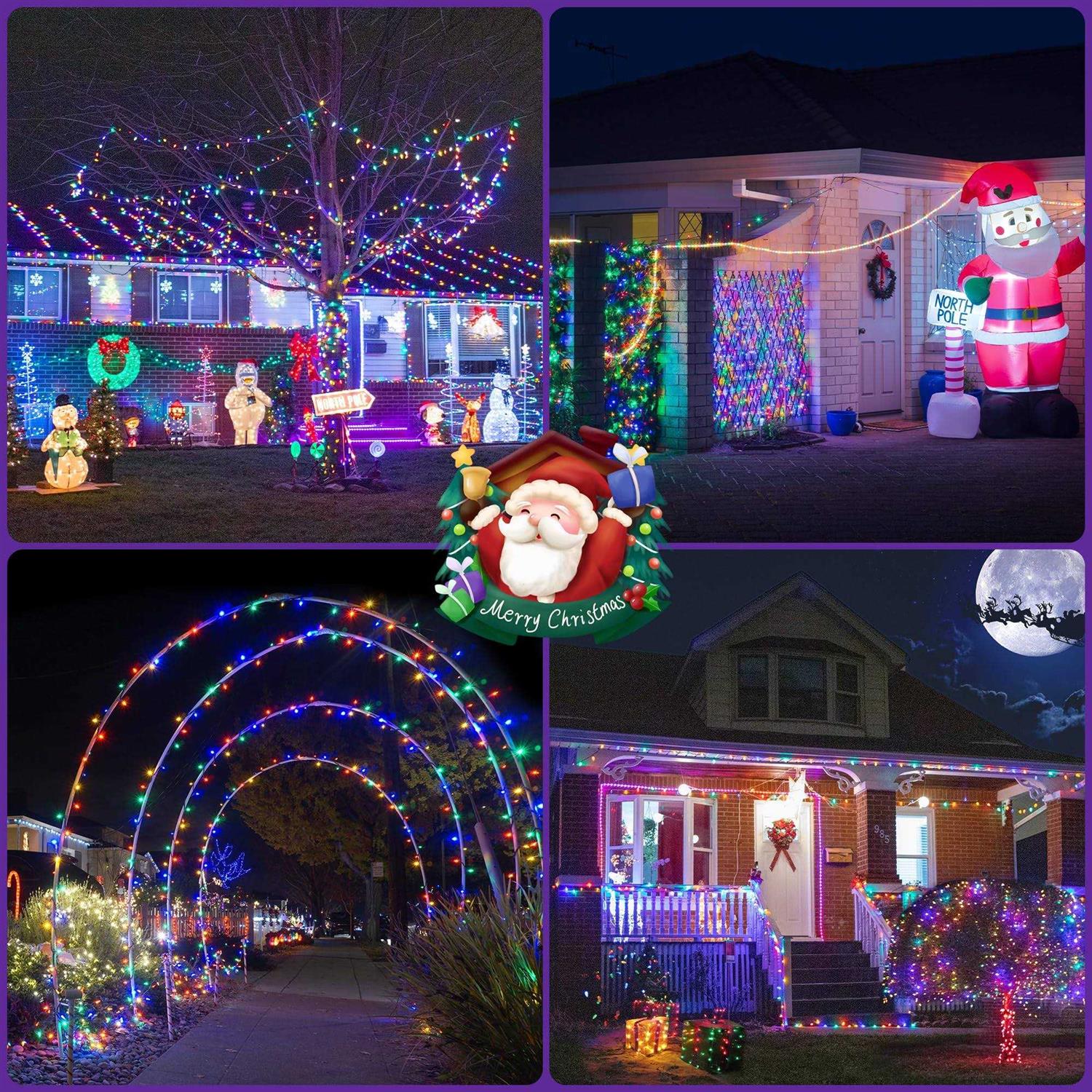 JMEXSUSS 2 Pack Solar String Lights Outdoor Waterproof LED Solar Christmas Lights - Image 3
