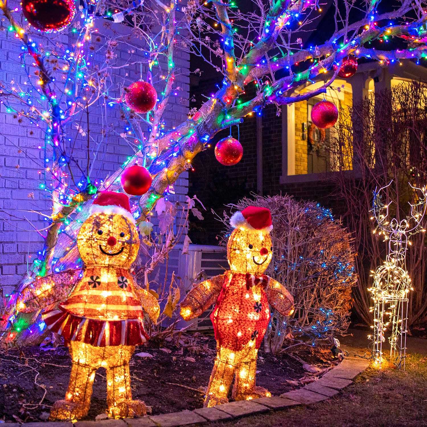 JMEXSUSS 2 Pack Solar String Lights Outdoor Waterproof LED Solar Christmas Lights - Image 5
