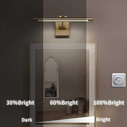 Joosenhouse led Picture Light Fixtures Dimmable 16.54 Inch Modern Metal Artwork Hallway Lamps with Single Swing Arm - Image 5