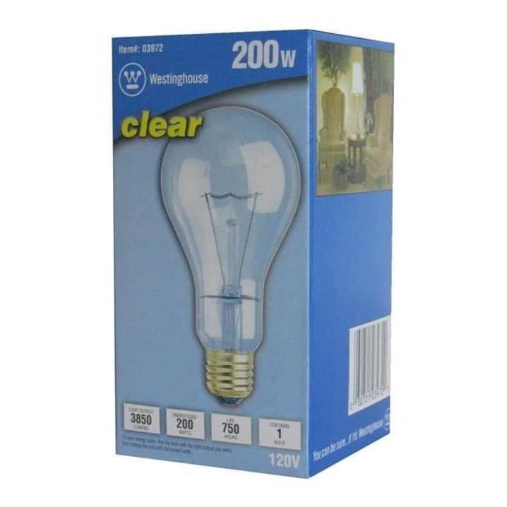 Westinghouse Light Bulb 200W Clear - Image 5