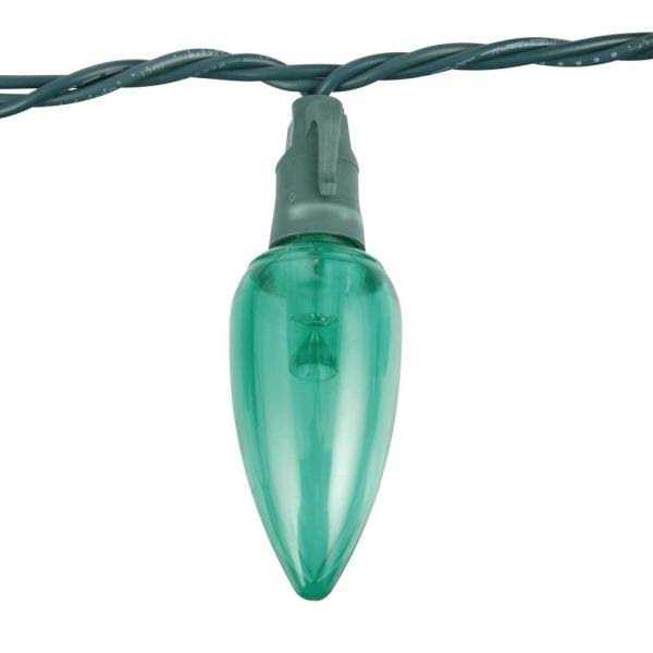 Home Accents Holiday 100-Light C9 Transparent Multi-Color LED Ultra Bright String Light Set - Image 5