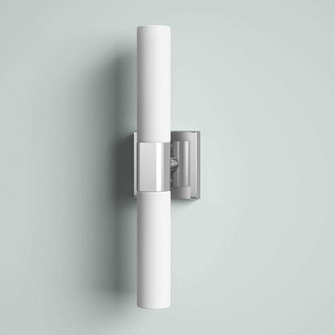 Kneeland 2-Light Dimmable Bath Bar Zipcode Design Finish