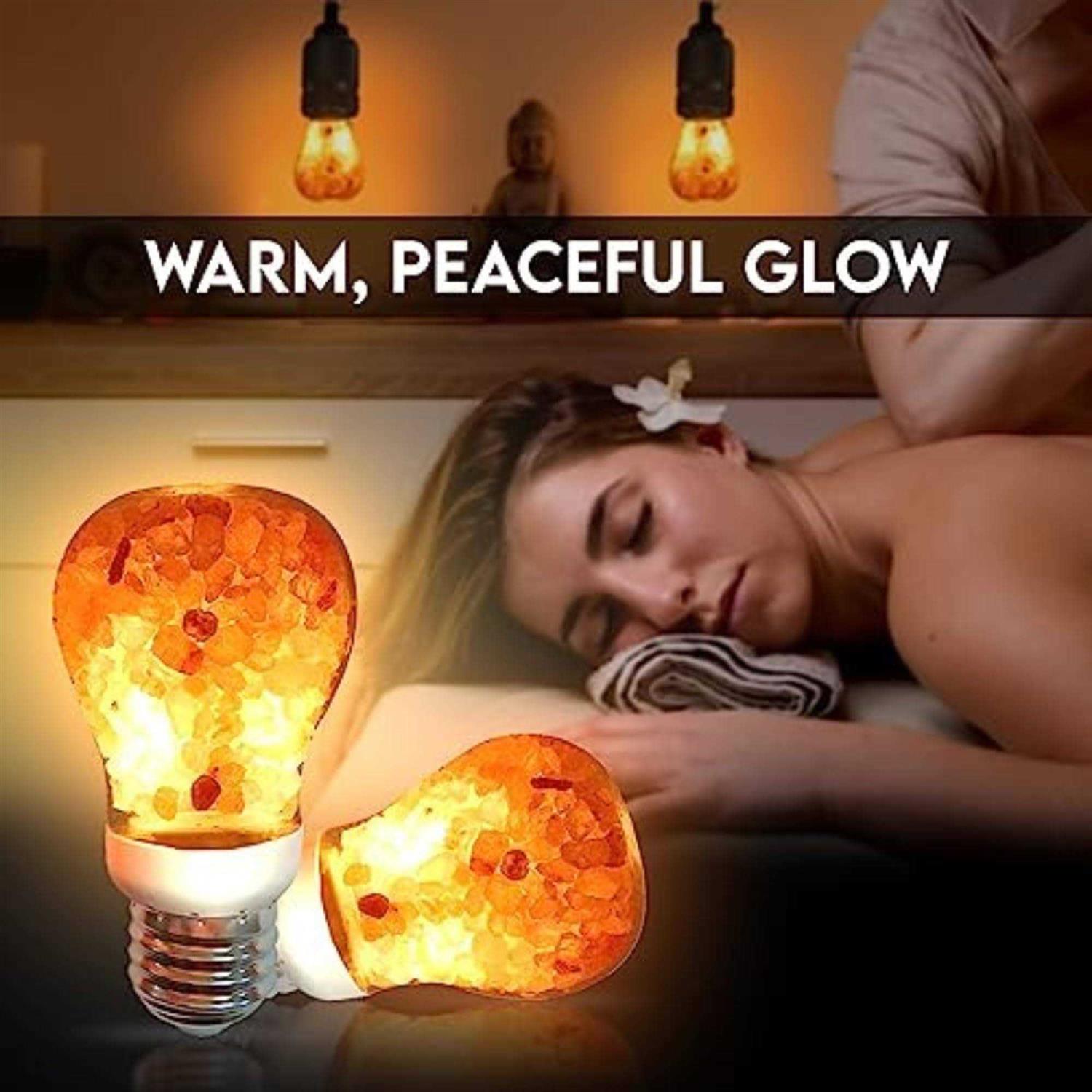 Himalayan Glow Salt Light Bulbs 60-Watt Equivalent - Image 3