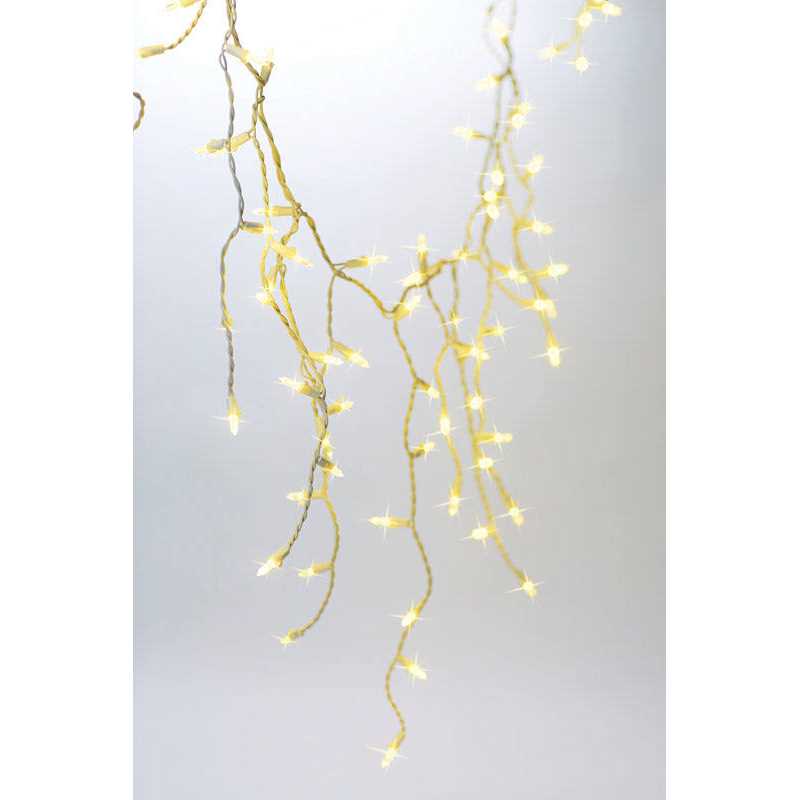 Celebrations 40810-71 5.67 ft. Clear LED Icicle Light Set - Image 3
