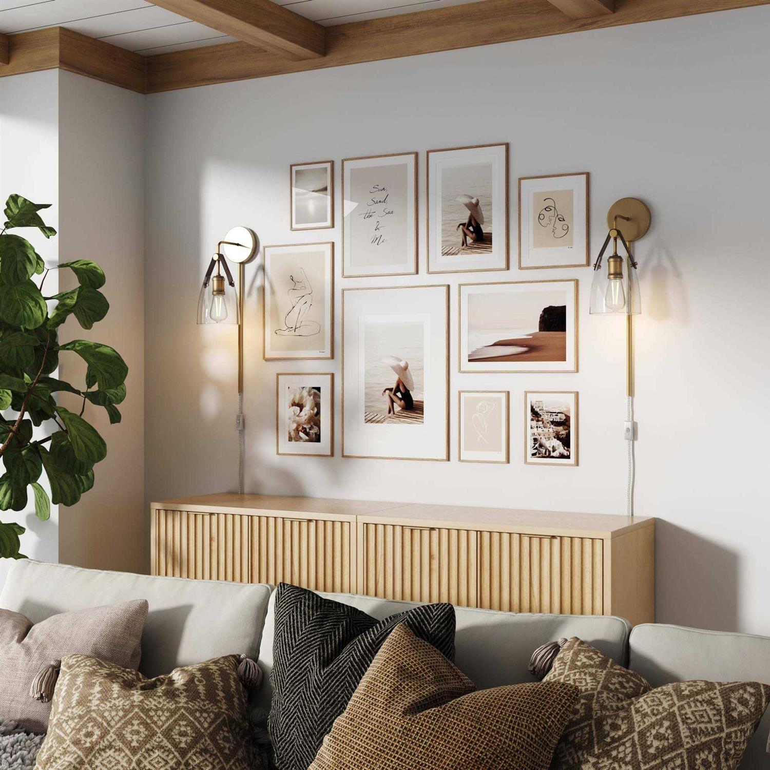 Nathan James Viola 2-Pack Plugin Wall Mounted Bedside Reading Lamp - Image 5