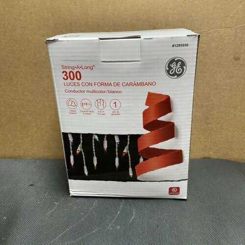 GE String-A-Long 300-Count Constant Mini Incandescent Plug-In Christmas Icicle Lights - Image 2