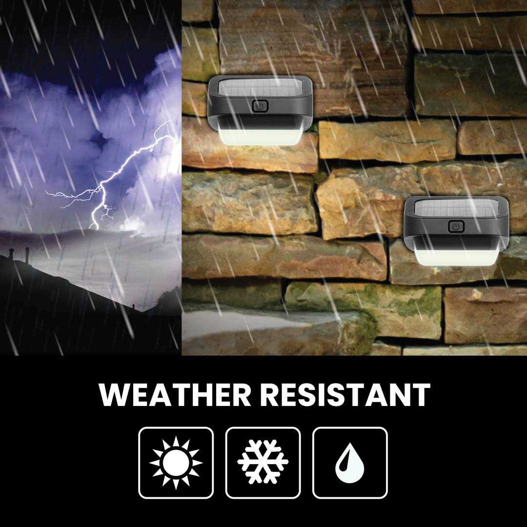 Bell + Howell Solar Powered Color Changing Fence Lights 8-Pack - Image 4