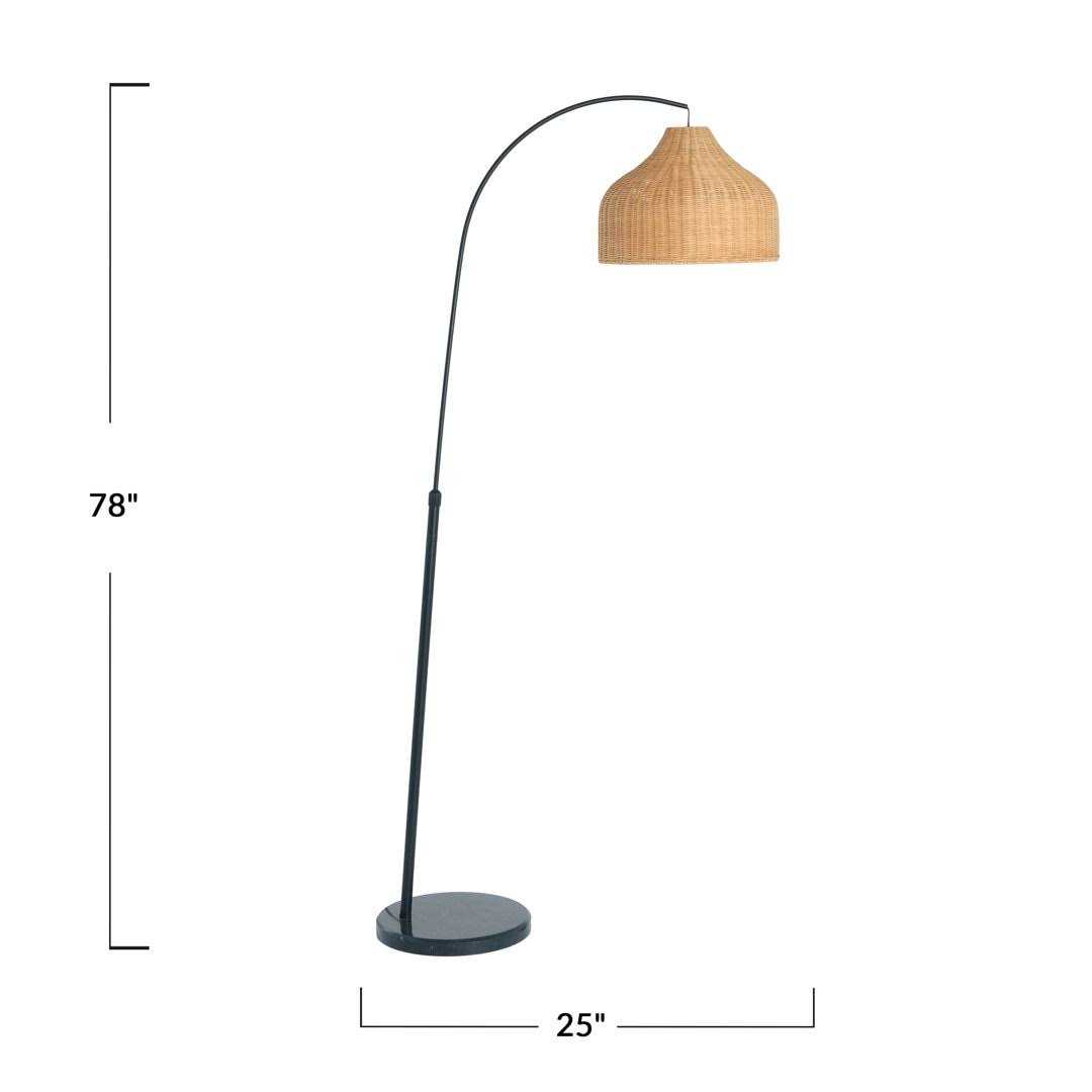 Joss & Main Lesley 78 Arched Floor Lamp - Image 4