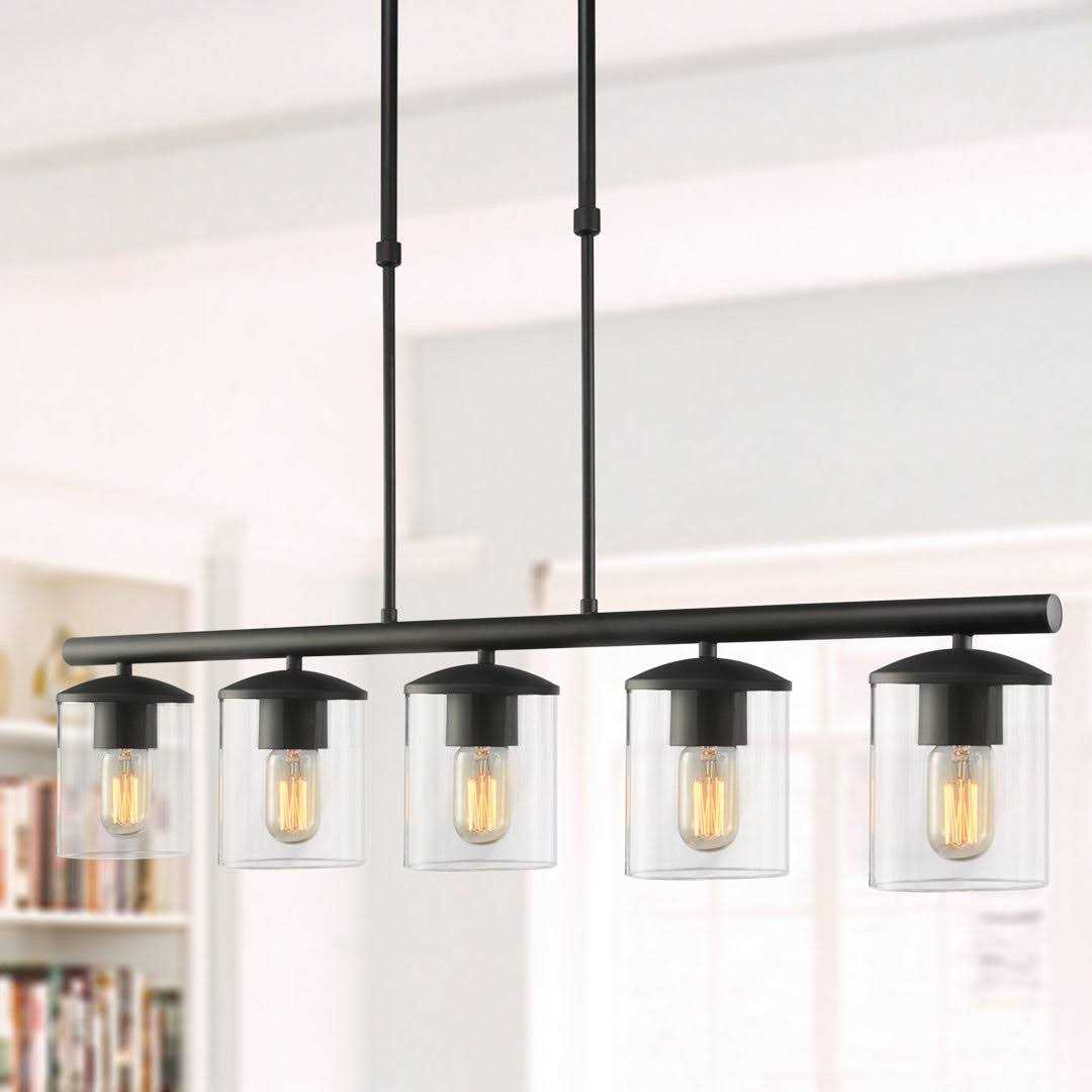 Lamtania 5 Light Kitchen Island Linear Pendant LNC Home - Image 2