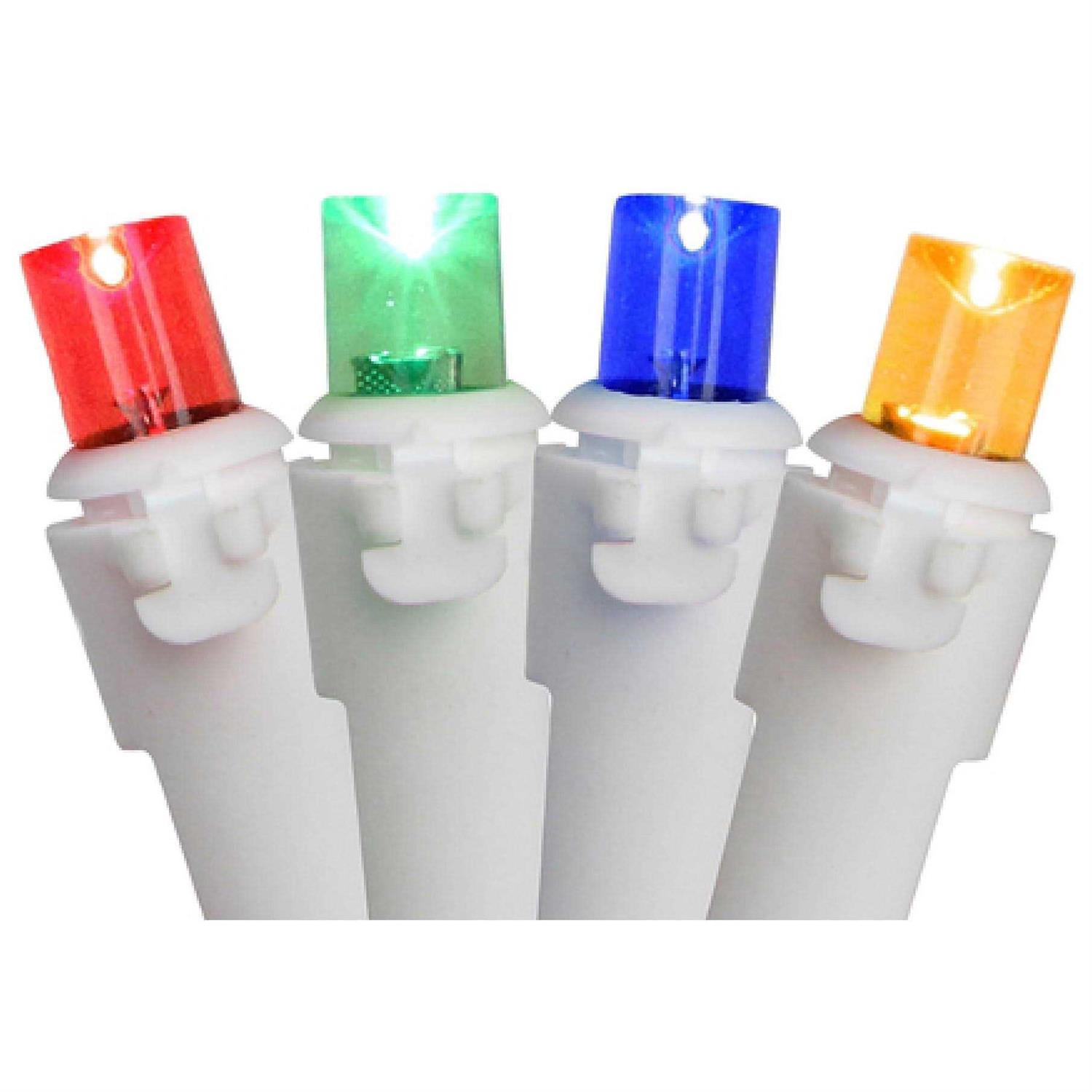 Northlight 100 Multi Color LED Wide Angle Christmas Icicle Lights - Image 4